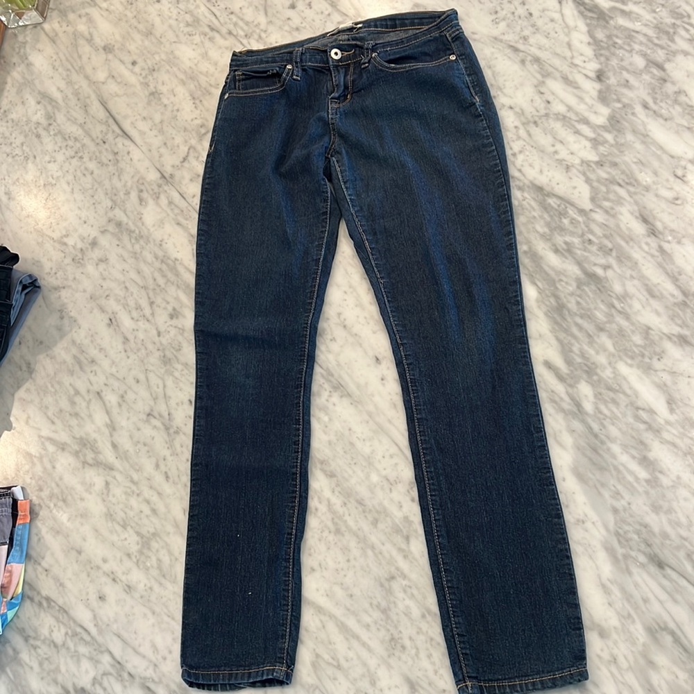 Forever 21 Jeans 28 Stretchy Skinny Dark Blue